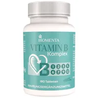 Biomenta Vitamin B Komplex – 180 hochdosierte Tabletten –