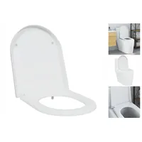 VidaXL Toilettensitz Duroplast Weiß