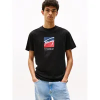 Tommy Hilfiger TOMMY JEANS T-Shirt dunkelblau / knallrot /