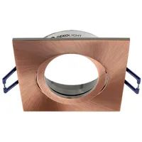 Deko-Light 110044 Einbaustrahler, Samsola, Square, Kupfer