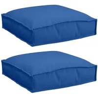 VidaXL Paletten-Sitzkissen 2 Stk. Königsblau 40x40x8 cm Oxford-Gewebe