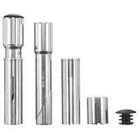 Ergotec Vorbau A-Head Adapter 1 1/8 25-50 mm Silber
