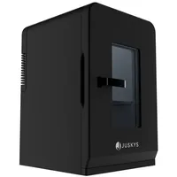 Juskys 2in1 Mini-Kühlschrank 15 l Schwarz