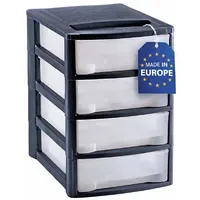 MONDEX PLS6132 Bürobox 4 Schubladen Organizer DIN A4 Ablage