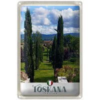 Roomando Blechschild Toskana | Italien | Nostalgie Deko |