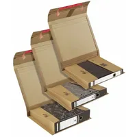 ColomPac Ordnerversandkarton 320x290x35-80mm braun Packung mit 20 Stück