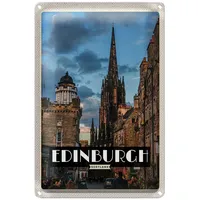 Roomando Edinburgh | Blechschild | Vintage Deko | Schottland