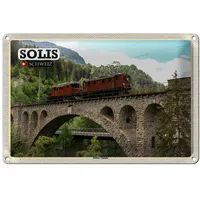 Roomando Solis Viadukt | Schweiz | Nostalgisches Blechschild |