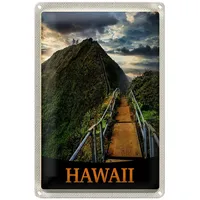 Roomando Hawaii | Abenteuerliches Blechschild | Wanddeko | 20