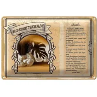 Roomando Metallschild Berufe 18x12cm Kosmetikerin Expertin Ästhetik 18x12