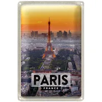 Roomando Blechschild | Paris | Frankreich | Eiffelturm |