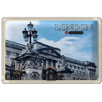 Roomando London Blechschild | Buckingham Palace | Dekoration |