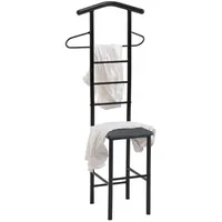 CARO-Möbel Herrendiener JIVO Schwarz