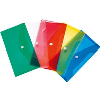 Herma Brieftaschen DIN lang PP Standardfarben sortiert VE=48x5 Stück