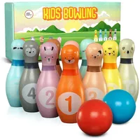 Pink papaya Kegelspiel für Kinder - Kids Bowling Animals