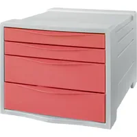 Esselte Schubladenbox Colour'Breeze 4-tlg. grau