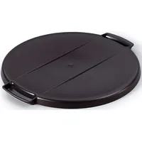 Durable Durabin Lid Round 40 schwarz Packung mit 6