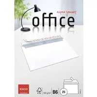 ELCO Briefumschläge B6 haftklebend 100g/qm weiß VE=20x25 Stück