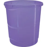 Esselte Papierkorb Colour'Breeze PP 14l transparent lavendel Packung mit