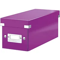 Leitz Ablagebox Click & Store CD violett Packung mit