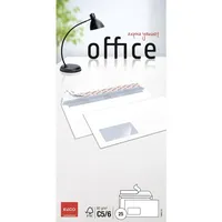 ELCO Briefumschläge Office C5/6 hochweiß Haftklebung Fenster links 80