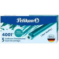 Pelikan Tintenpatrone 4001 GTP türkis VE=10x5 Stück