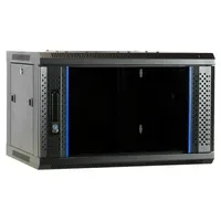 DSIT 6HE Netzwerkschrank Serverschrank, 19 Zoll Wandmontage - mit