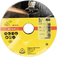 KLINGSPOR CS 561 Fiberscheiben, 125 x 22 mm Korn