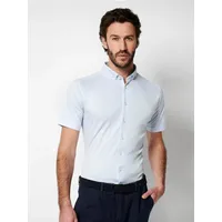 Desoto Kurzarmhemd DESOTO "Jerseyhemd Casual Modern Button Down halbarm",