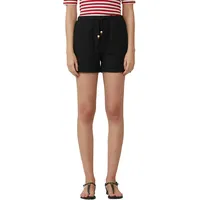 S.Oliver Shorts mit elastischem Bund schwarz,