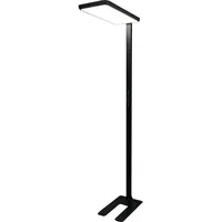 LUXULA Stehlampe LED Büro-Stehleuchte, Up/Down, schwarz