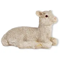 Fachhandel Plus Schaf Figur Lamm Nancy liegend – wetterfeste