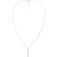 Tommy Hilfiger Kette mit Anhänger LINEAR Silber/Edelstahl