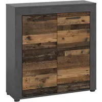 Xonox.home Highboard 80 x 88 x 35 cm Schwarz