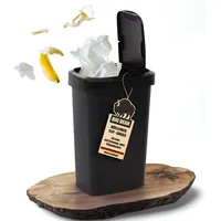 BigDean Mülleimer 50 l Schwarz