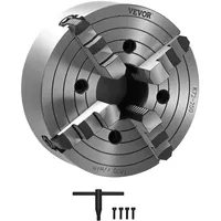 Vevor 4-Backen-Drehfutter, 250 mm, Spannfutter, 15-250 mm Spannbereich mit