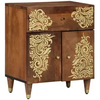 VidaXL Nachttisch 50x33x60 cm Massivholz Mango