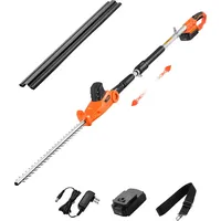 Vevor Heckenschere Akku, Heckentrimmer Elektroheckenschere 1200U/min 51cm Klinge,