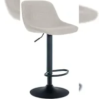 CLP Barhocker Loft 360° drehbar höhenverstellbar 1er Set Creme