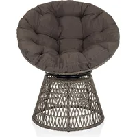 Hjh living Gartenstühle, WEAVORA - Outdoor Stuhl Grau
