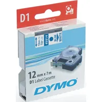 Dymo Etikettenband Dymo D1 12mm/7m blau/weiß Packung mit 5