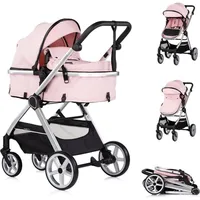 Chipolino Kombikinderwagen 2 in 1 Vista Wickeltasche, Fußabdeckung, Korb,