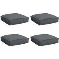 VidaXL Paletten-Sitzkissen 4 Stk. Anthrazit 40x40x8 cm Oxford-Gewebe