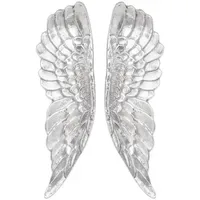 VidaXL Flügel Silber 91x31x5 cm Aluminium