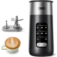 DREO Milchaufschäumer, 6-in-1 Elektrischer Milchschäumer für Latte Art Mikroschaum