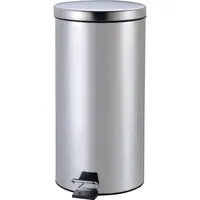 HELIT INNOVATIVE ZWINGO Tretabfalleimer Z2300300 20l Stahl rund Edelstahl