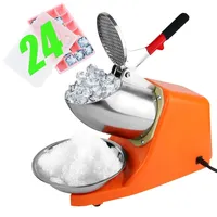 Tosucs Elektrischer Eiszerkleinerer mit Doppelmesser, 300 W, 220 V-240