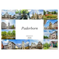 Calvendo Paderborn Impressionen (Wandkalender 2026 DIN A4 quer), CALVENDO
