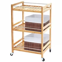 Mendler Rollwagen HWC-D91, Rollregal Allzweckwagen, 3 Ebenen mit 2x