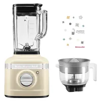 KitchenAid K400 Standmixer Saftpaket - Crème